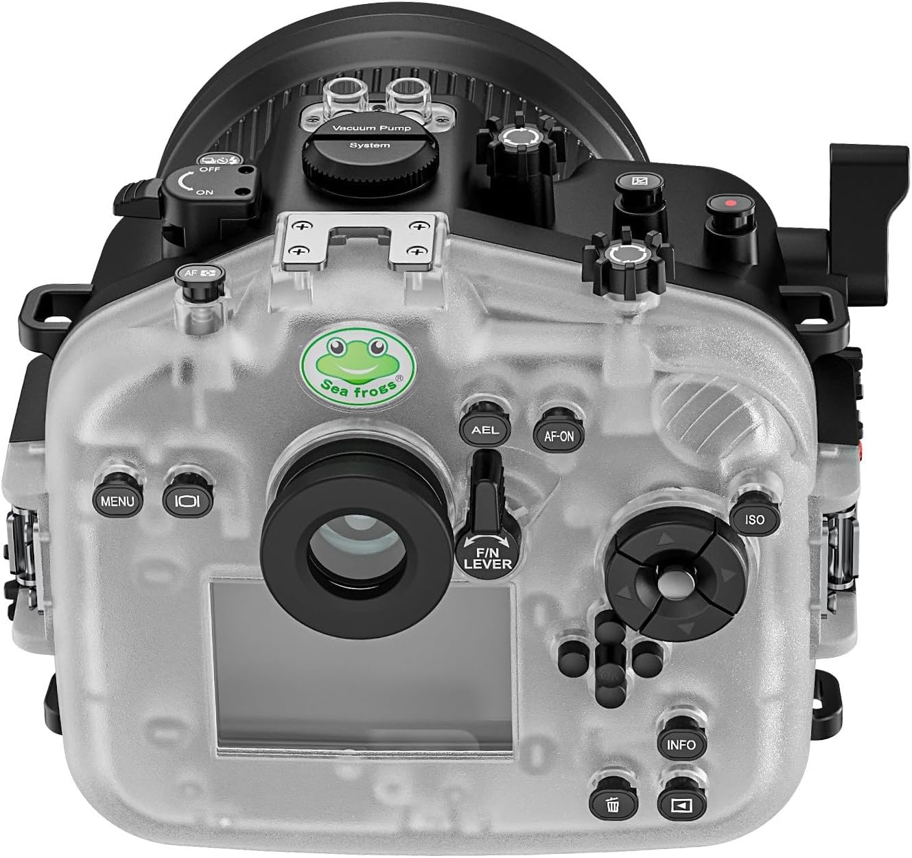 Seafrogs [40M/130FT] Underwater Housing for Olympus OM System OM-1 Camera Waterproof Scuba Diving Case for Olympus OM1 with M.ZD ED 12-50mm F/3.5-6.3 Lens