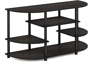 Furinno Jaya Simple Design Corner TV Stand for Space Saving
