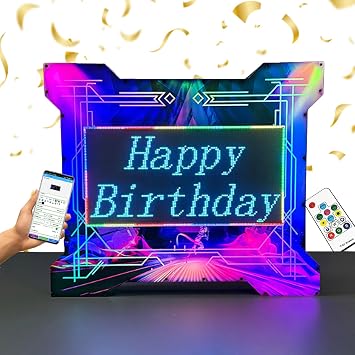 X-SHAPED VIP Club Sign Rechargeable,Handheld Bottle Service Sign,Purple Light Box Sign for Birthday Party,70x60x7cm Bottle Girl Sign