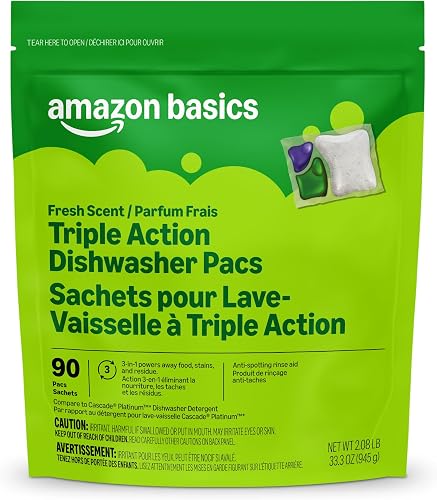 Amazon Basics Triple Action Dishwasher