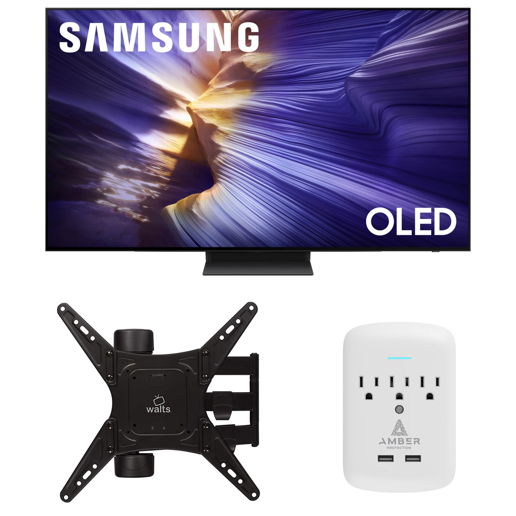 Amazon.com: Samsung QN65S90FAFXZA 65 Inch 4K OLED Smart TV with a