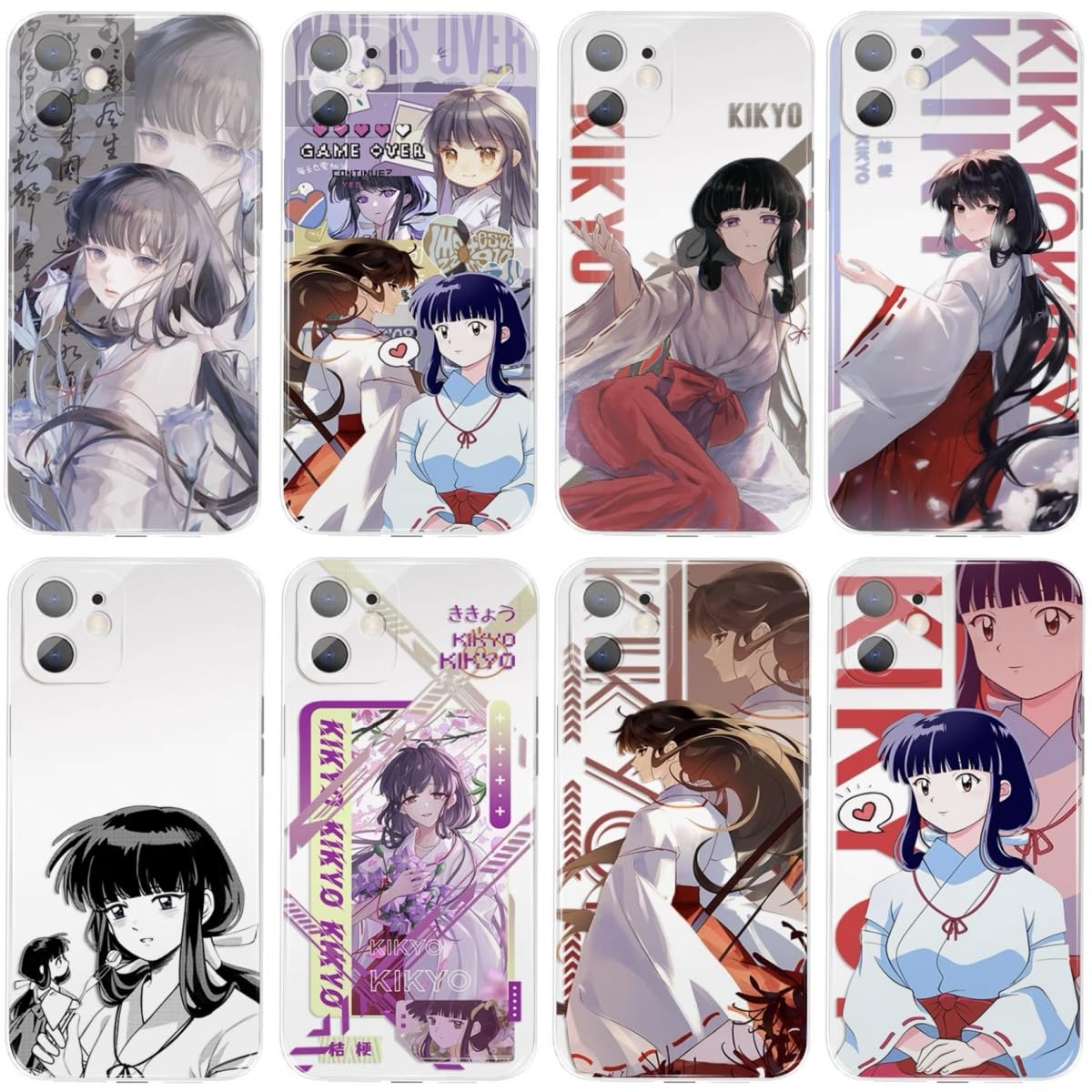 Amazon.co.jp: YHN 犬夜叉 桔梗 スマホケース iPhoneケース アイフォン