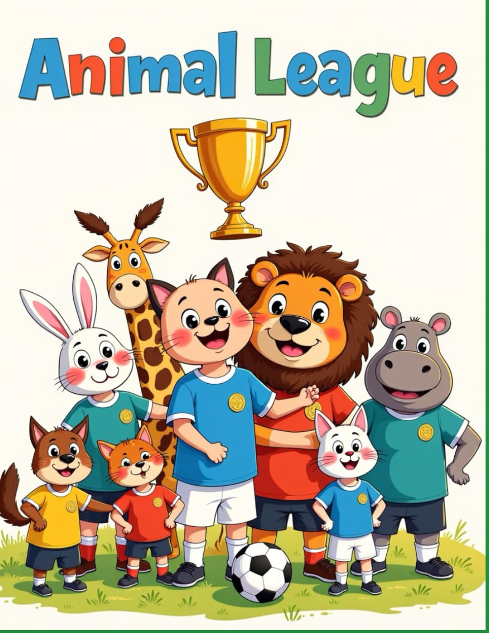 Animal League - Vol 1 Soccer Coloring Book