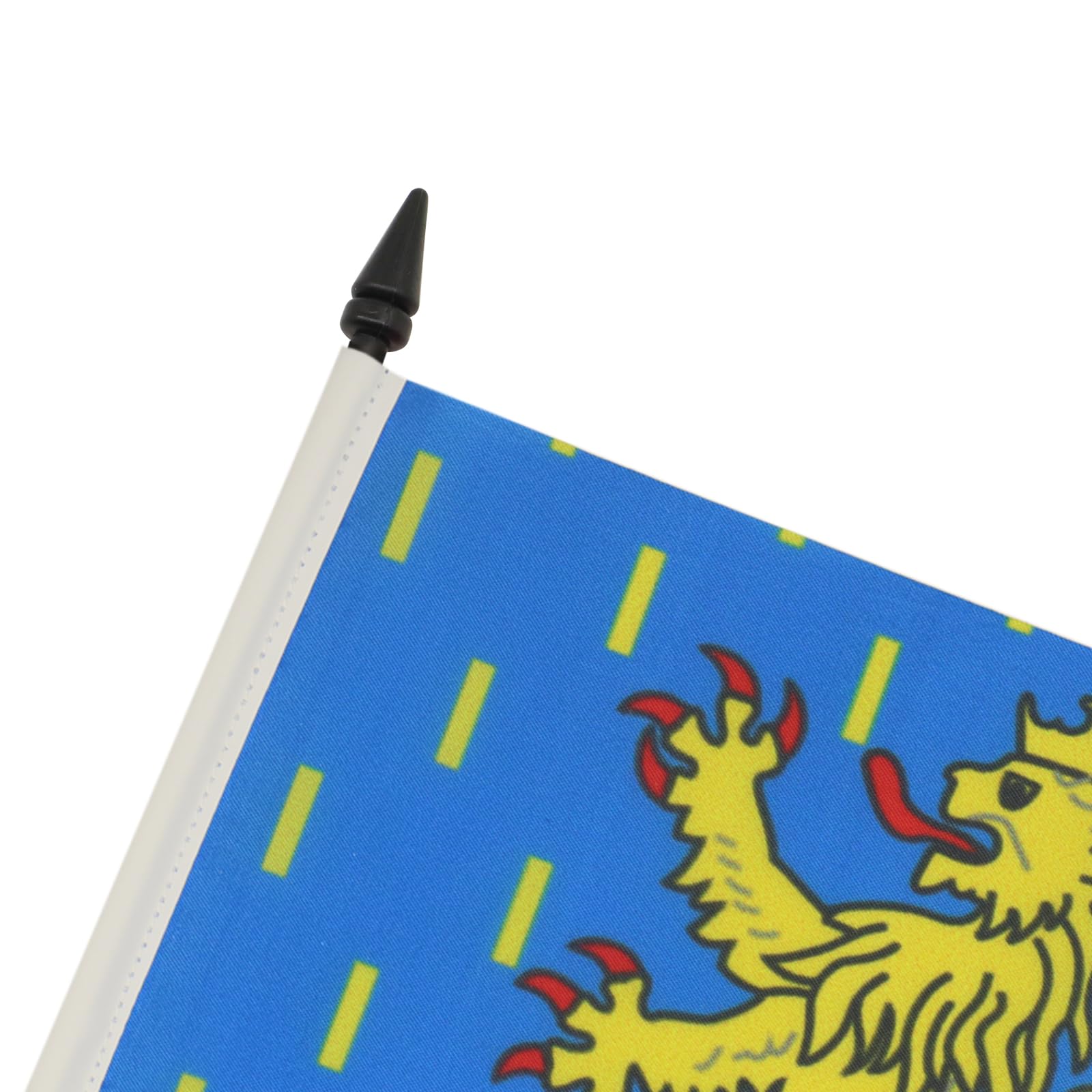 AZ FLAG Franche-Comté Table Flag 5'' x 8'', French region of Franche-Comté Office Decoration 100% Polyester 21 x 14 cm - Image 4
