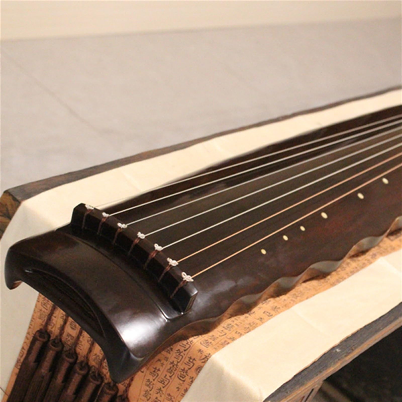 Chinesische Guqin-Zither Aus Altem Tannenholz Im Luo-Xia-Stil, Professionell Spielende Guqin-Zither Mit 7 Saiten Guqin für Anfänger