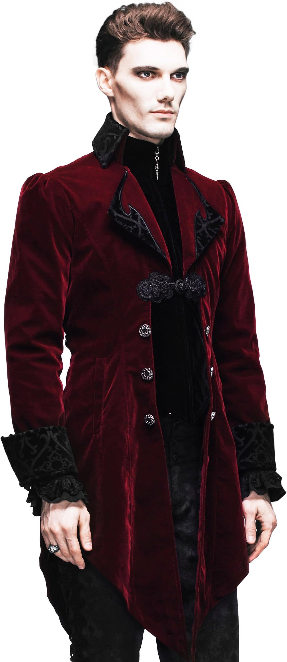 HaoLin Steampunk Coat Gothic Clothing Cyberpunk Clothes Punk Jacket Renaissance Costume