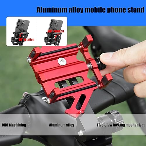 Miniatura 4 de Regulable Bicycles Phone Holder Shockproofed Flexible Bike Stand for Motorbike and Bike Bicycles Mount