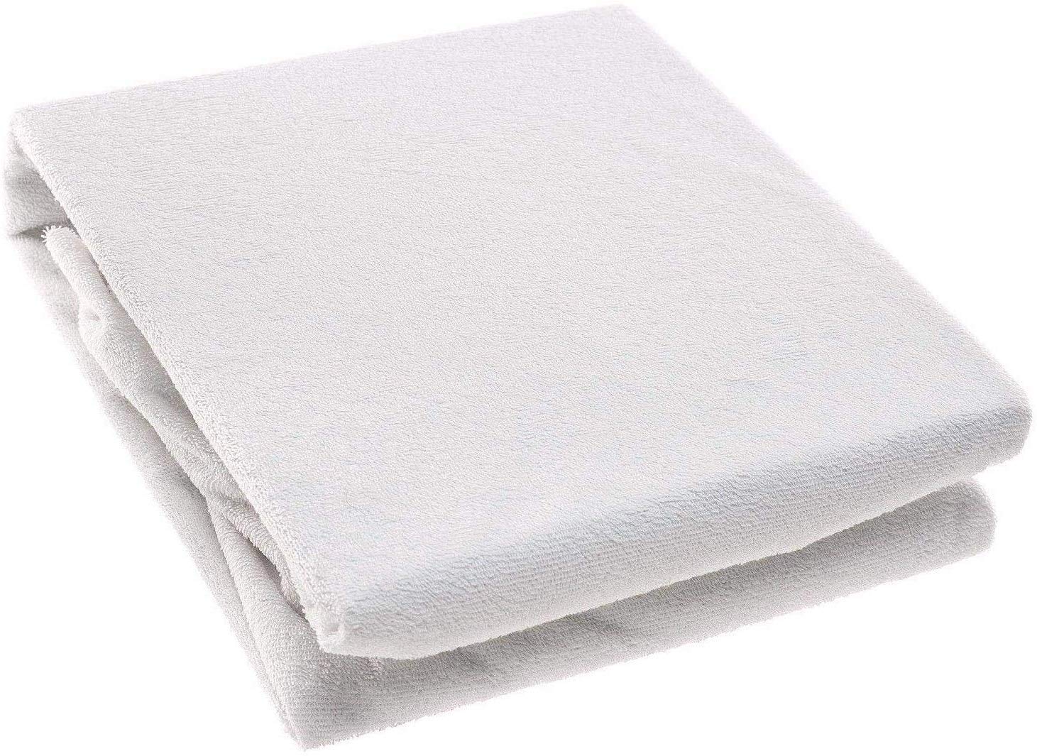 HOMEPRO Better Value for Better Living Home Pro Water Proof Terry Mattress Protector, Twins Bed Size, White