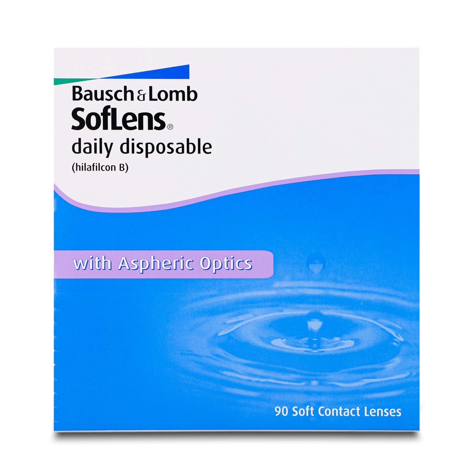 Bausch & Lomb Soflens Daily Disposable Contact Lens (90 Lens Pack -8.50)