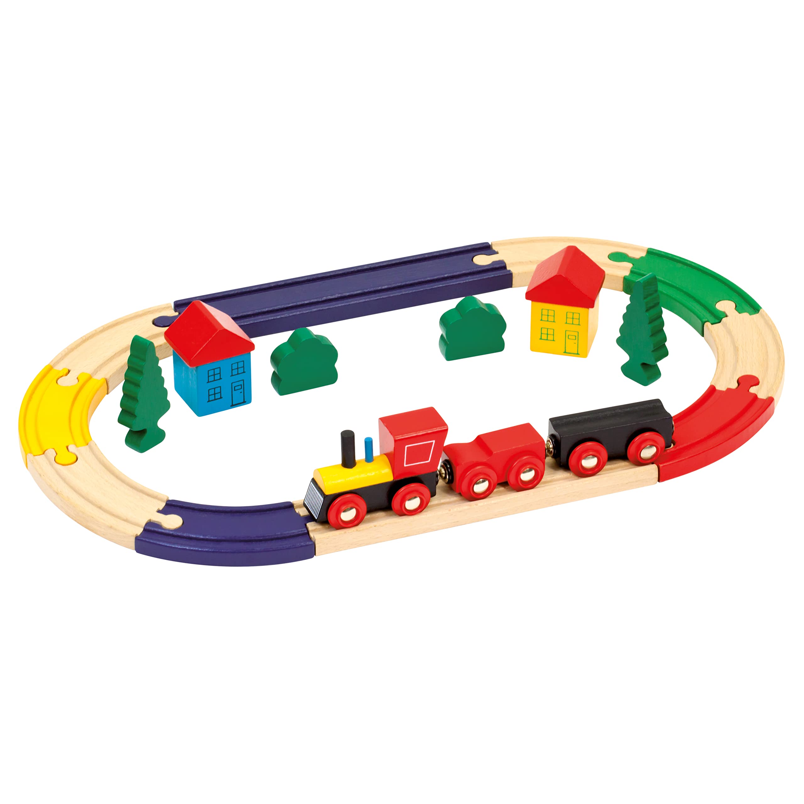 Parkhaus Für Kinder Bino Holzeisenbahn, Spielzeug Für Kinder Ab 3 Jahre,  Kinderspielzeug ( Holzspielzeug Mit 19 Teilen, Kompatibel Zu Allen  Marktüblichen Systemen, Ovales Motorikspiel Für Kinder), Mehrfarbig Mini  Handtrommel, image size:2560x2560