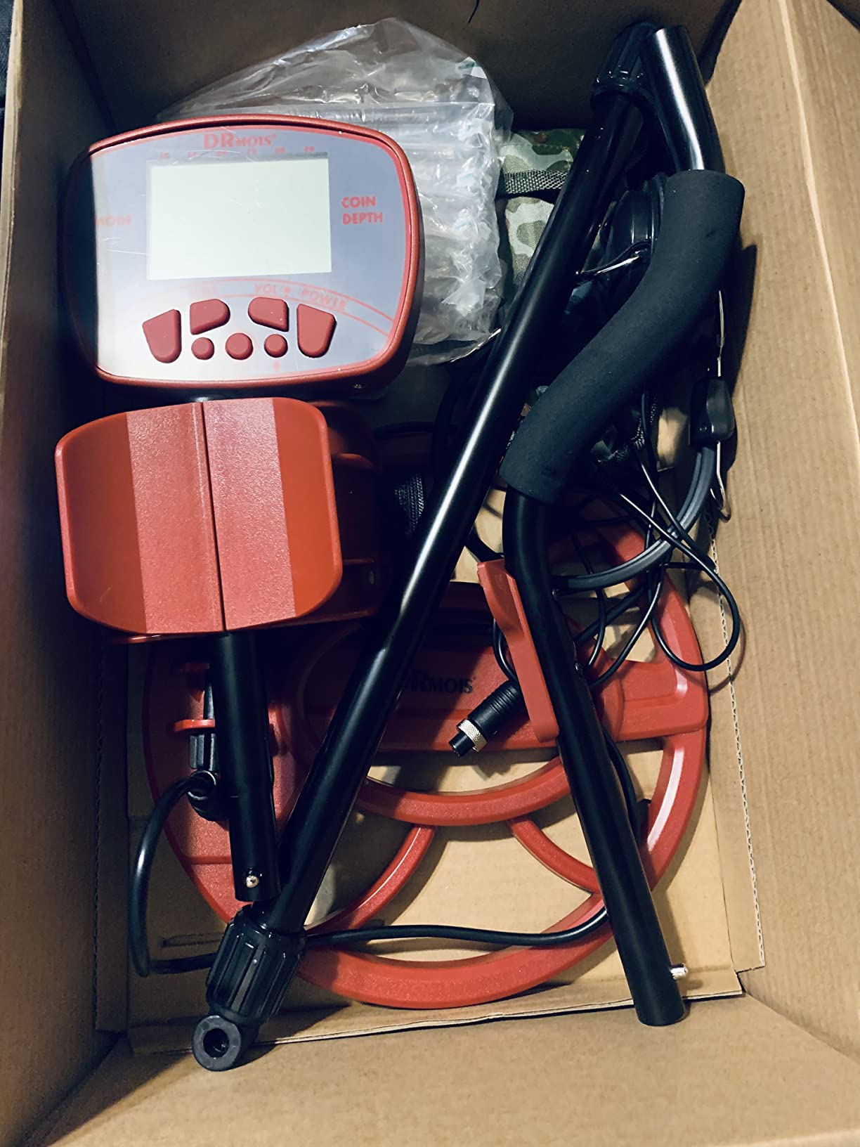 10/mo Finance Metal Detector, DRMOIS Waterproof Ip68 with High