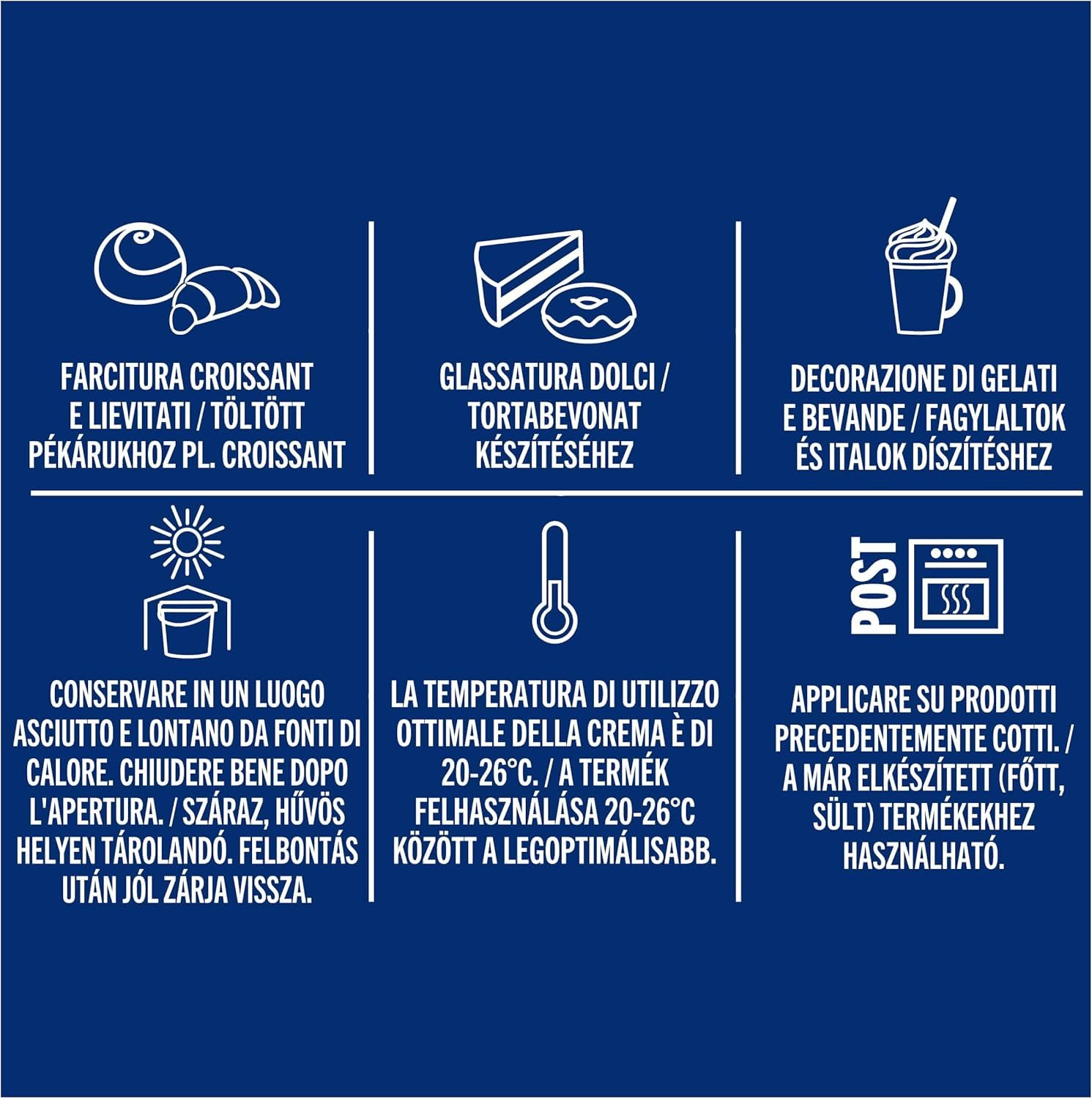 PZ 2 BARATTOLI DI CREMA SPALMABILE 1,2KG CREMA SPALMABILE CON NOCCIOLE E CACAO PER GELATERIE E PASTICCERIE BACI PERUGINA
