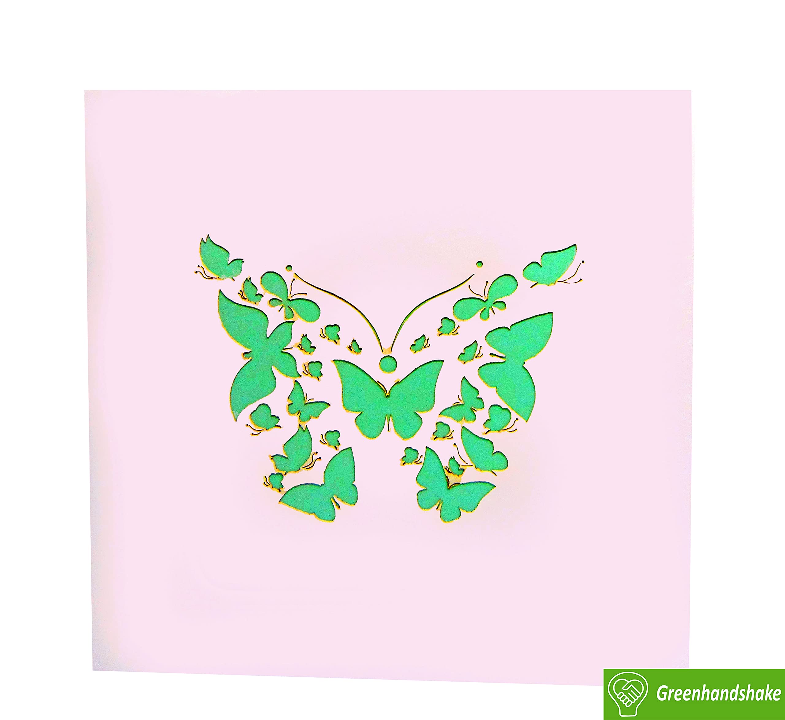LNGOOR 2Pcs Flying Butterflies Pop Up Card, 3D Flower Butterfly Birthday Card, Butterfly Fly Out Cards For Valentines Day, Graduation, Anniversary, Thinking Of You, All Occasions - View #10