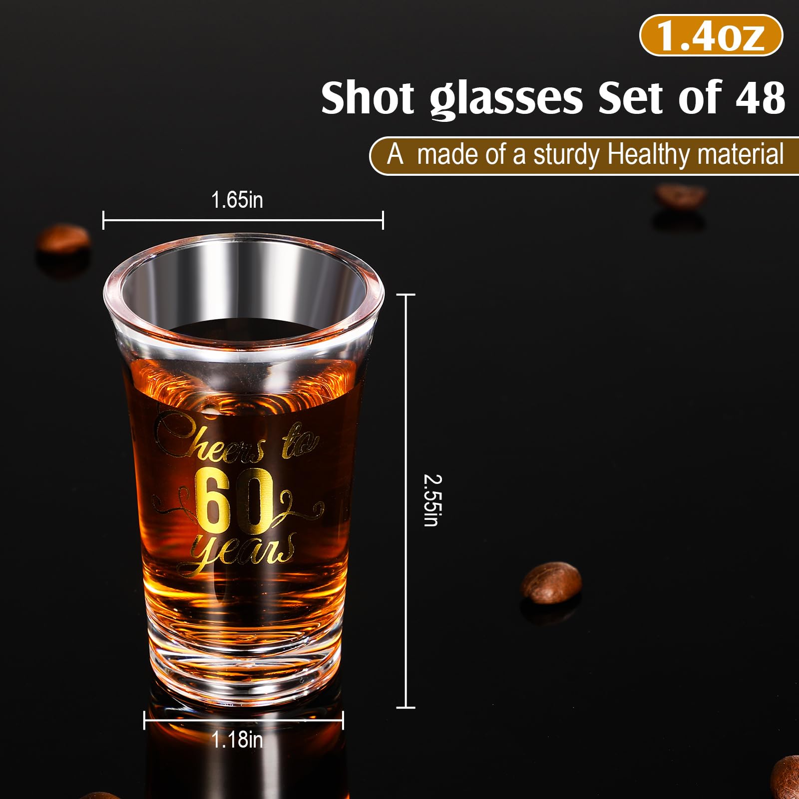 Personalized Plastic Shot Glass| Beau-coup, image size:1600x1600