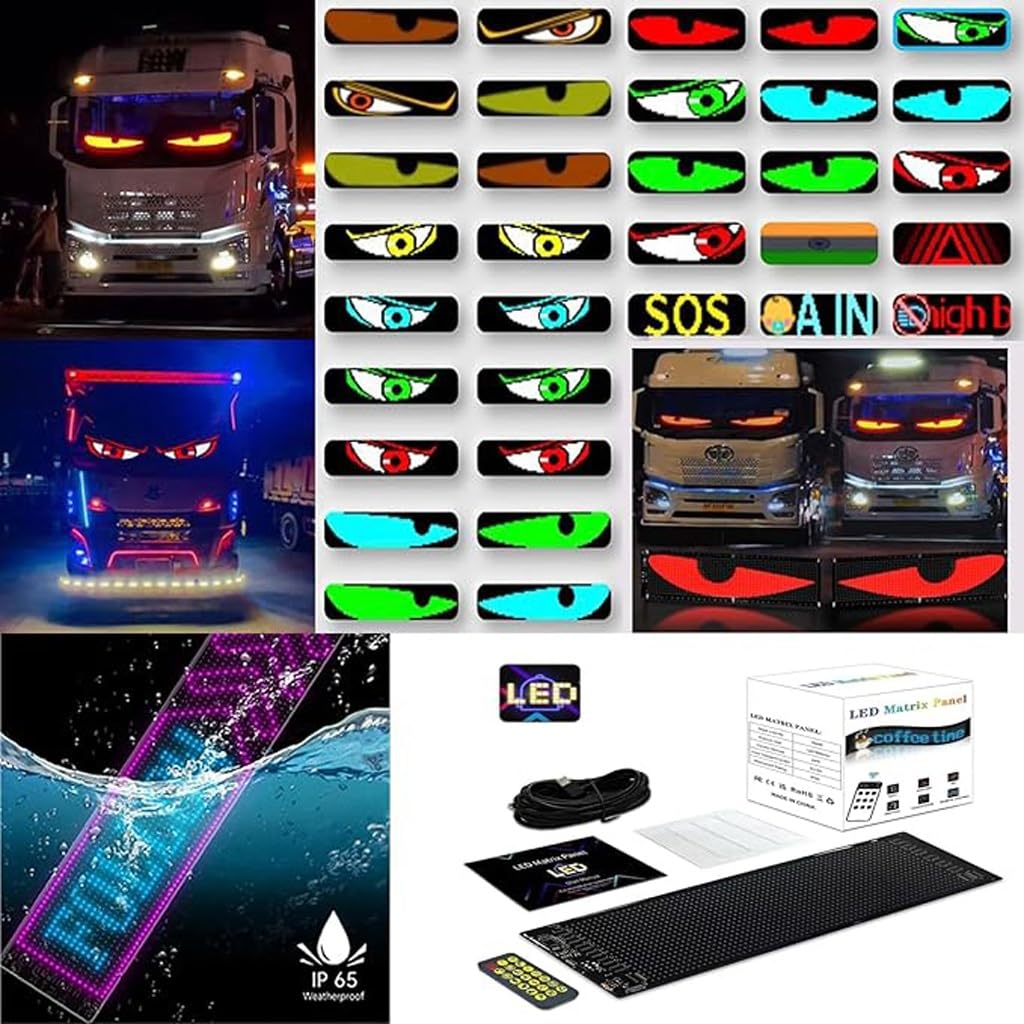 Occhi LED Programmabili Per Auto E Camion - Display Flessibile RGB - Foto 10