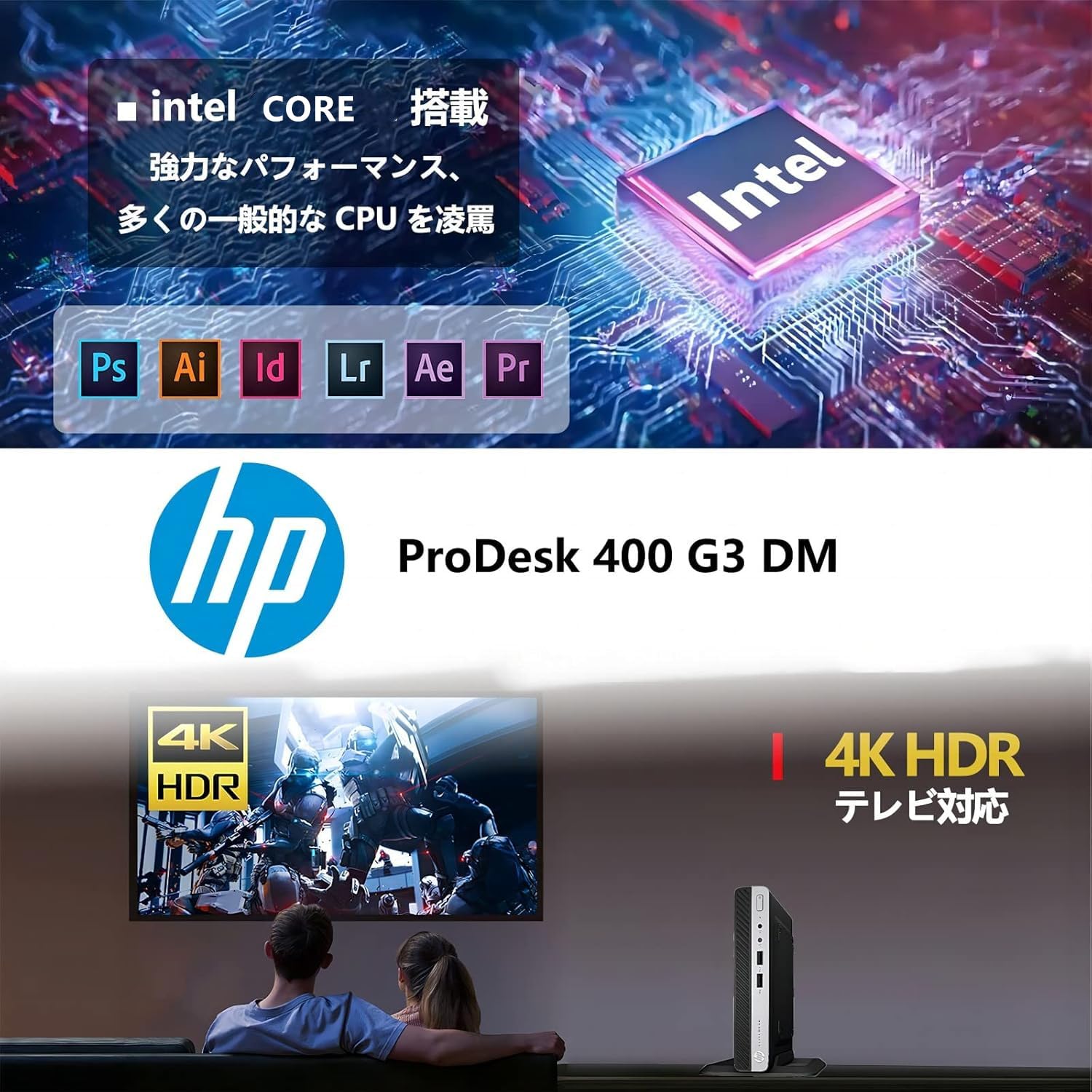 Amazon.co.jp: 【整備済み品】HP/エイチピー/超ミニPC ProDesk 400G3