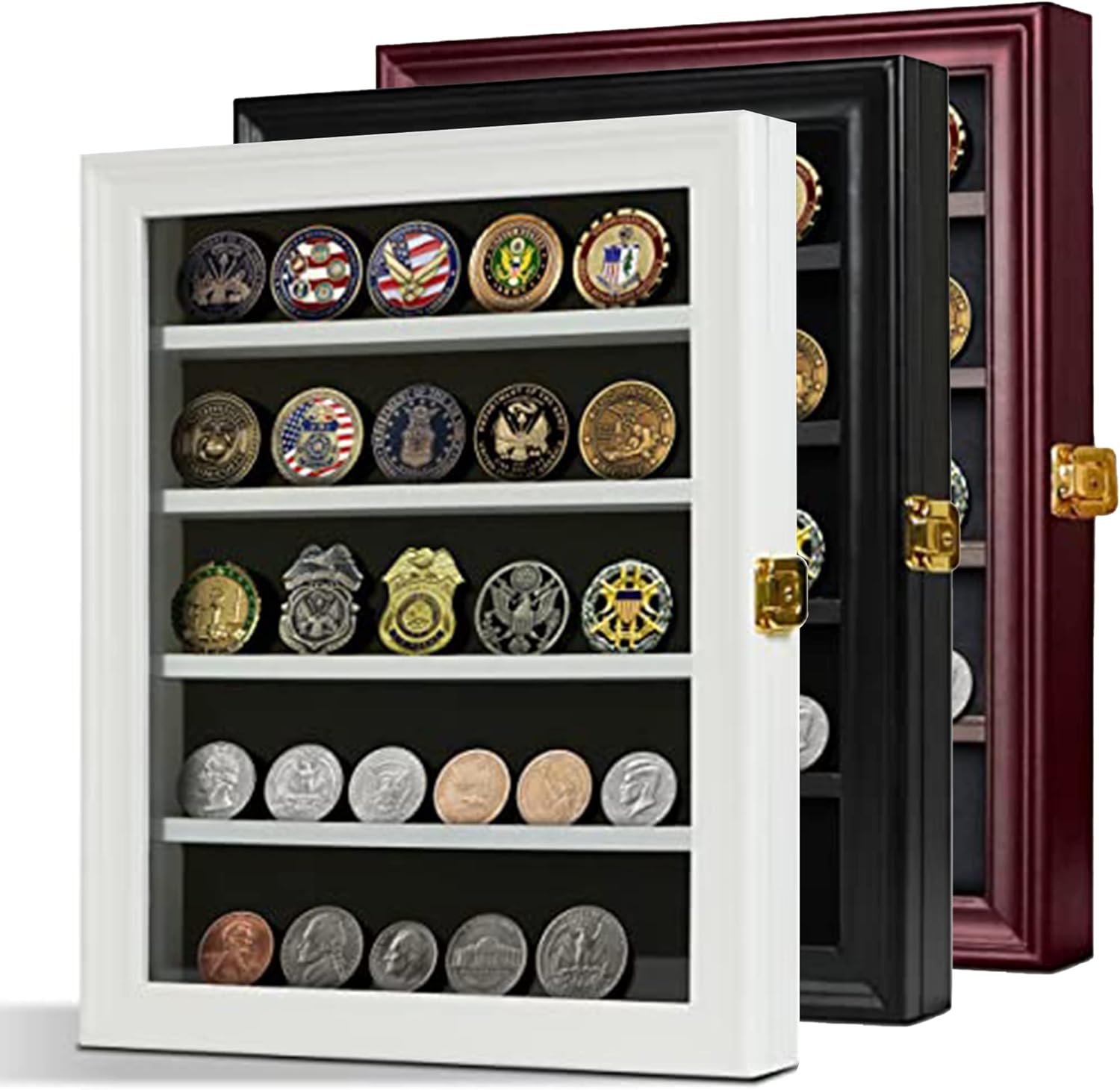 Military Coin Display Case Medal Display Customizable