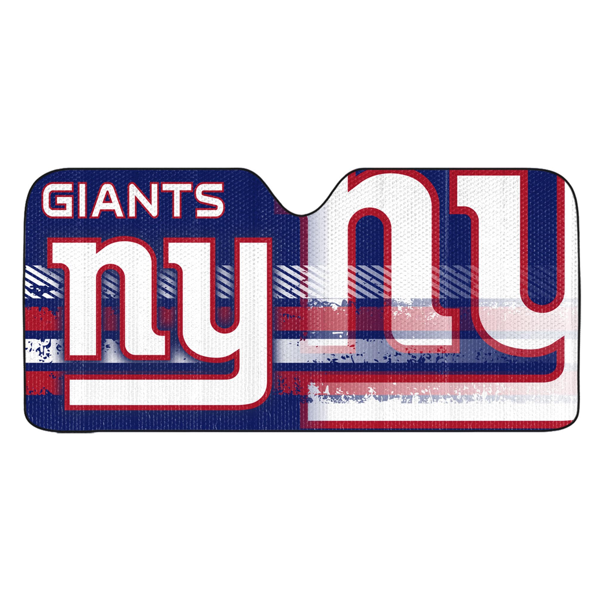 Fanmats NFL Windshield Sun Auto Shade, Sun Shield Sun Visor Accordion tri-fold for Storage 59" x 29.5", Colorful Team Design