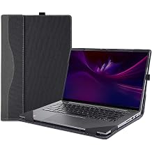 Case Cover for Lenovo IdeaPad Slim 3 3i 14 inch Gen 10 & IdeaPad Slim 5 5i 14 inch Gen 10,PU 2-in-1 Detachable Anti Fall Protective Shell Dark Grey