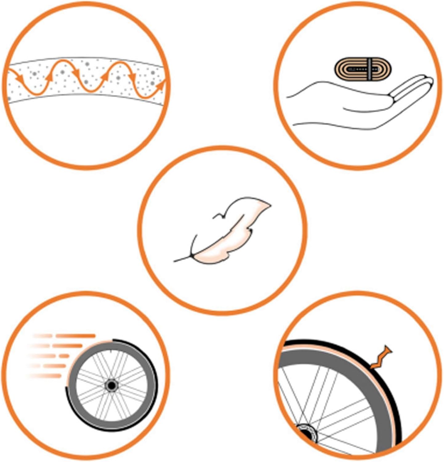 Eclipse Road Endurance Tube - 700 X 25-35MM 50mm Thread Valve