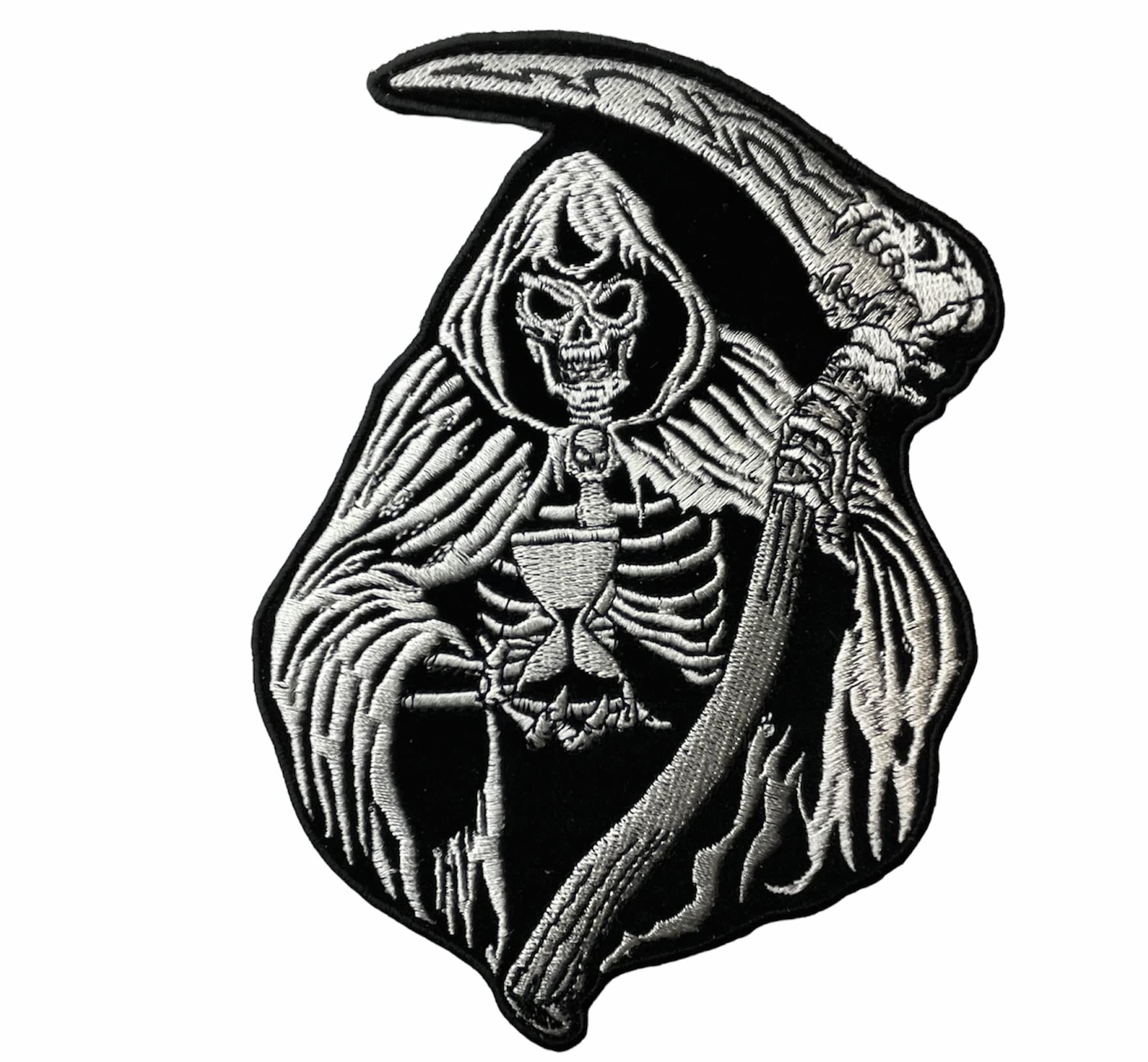 Grim Reaper 6x4 inch sew on Patch IV3587 F1D5L