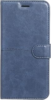 جراب جلد قلّاب من كايو لموبايل اوبو رينو 2F - ازرق، منقلب