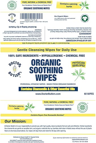 Miniatura 7 de Doctor Butler's Toallitas naturales con spray para hemorroides paquete de tratamiento medicado, tratamiento de hemorroides para ayudar con el alivio