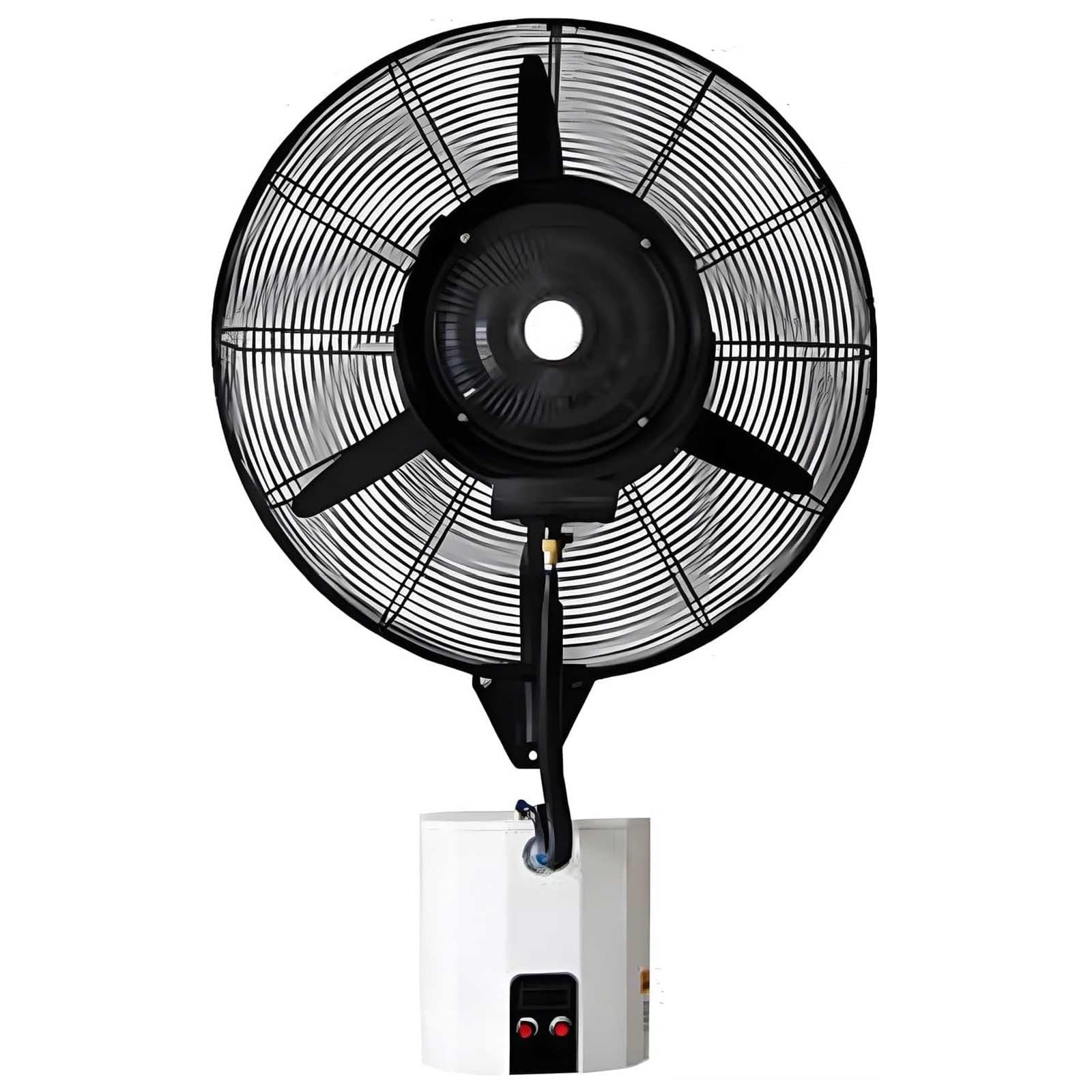asdchZen Outdoor Wall-Mounted Fan With Automatic Filling For Patio, Camping & Picnic Cooling,71cm/28in