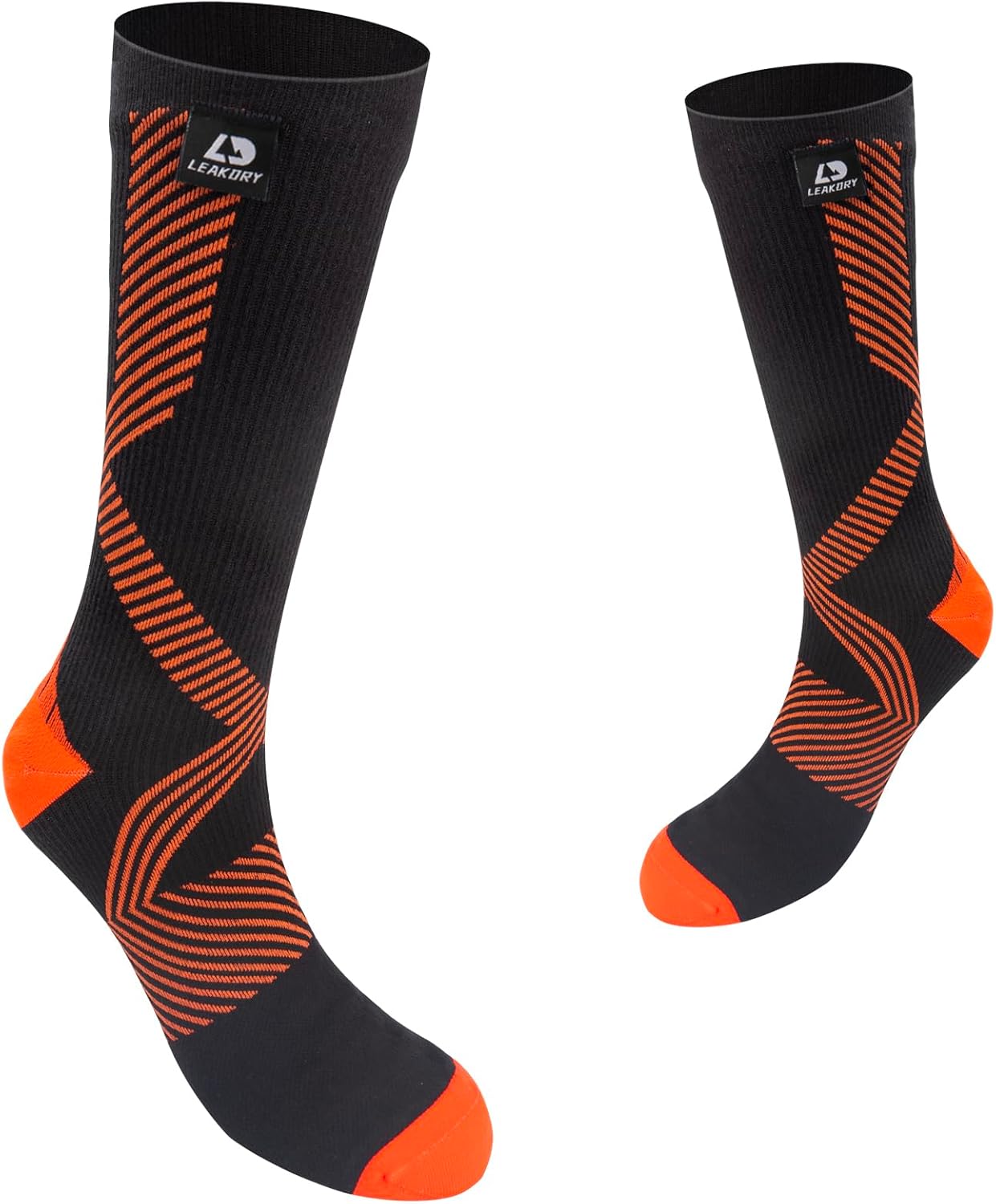 LEAKDRY Waterproof Socks,Merino Wool,Mid Calf,Skiing & Snowboarding,Cold Weather Thermal Warm Socks
