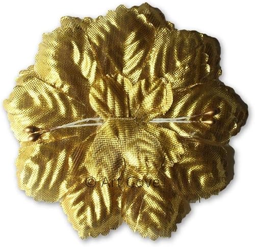 Capia Flowers - Base plana de clavel para ramilletes a granel, 48 piezas, más de 20 colores disponibles (blanco)