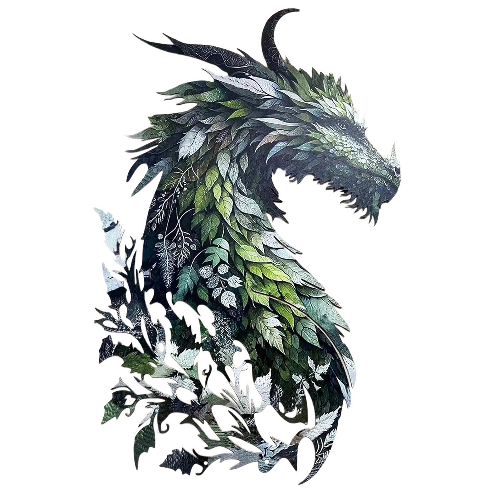 Vexilon Wall Decor, Colorful Dragon Metal Wall Art Durable Iron for Men, Teen Boys, Wall Hanging Decor for Living Room, Bathroom, Bedroom, Patio