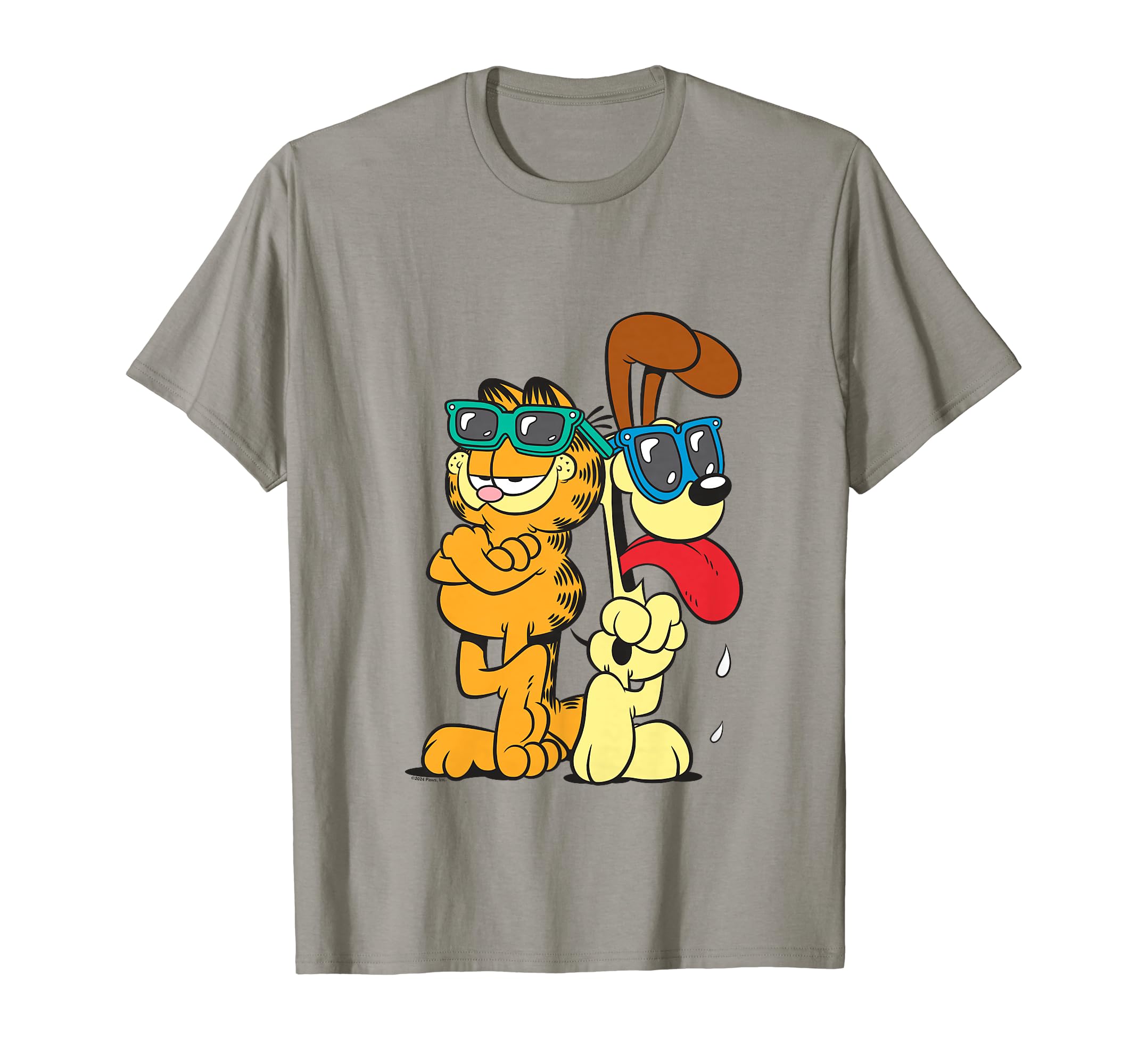 Garfield& Odie Wearing Shades Cool Shot T-ShirtOEKO-TEX STANDARD 100
