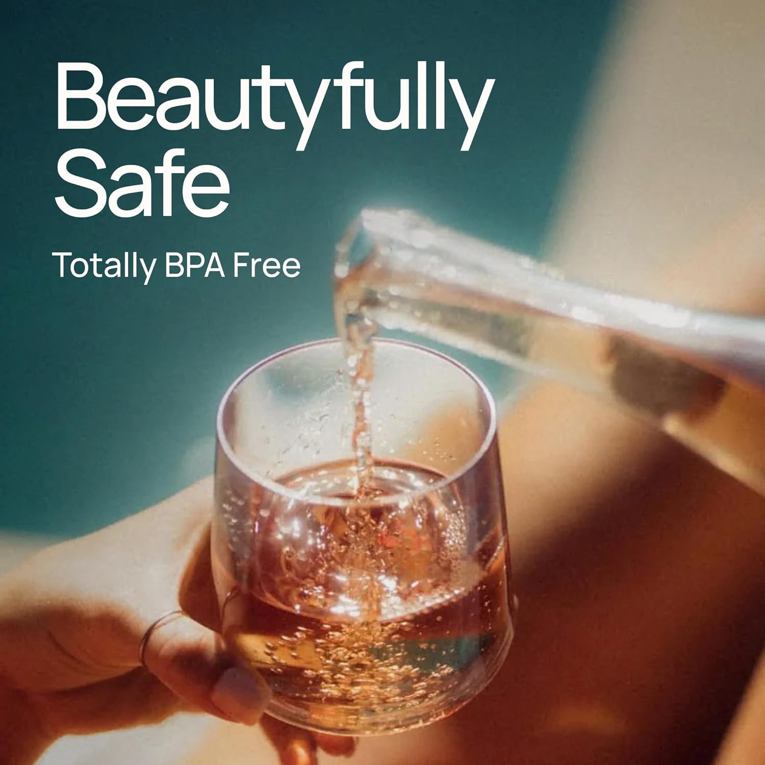 Drinique Unbreakable Stemless Wine Glasses - Set of 4 - Made in USA 12 oz Tritan Unbreakable Plastic Wine Glasses, Reusable for Indoor or Outdoor Use, BPA Free & Shatterproof, Red - Image 4