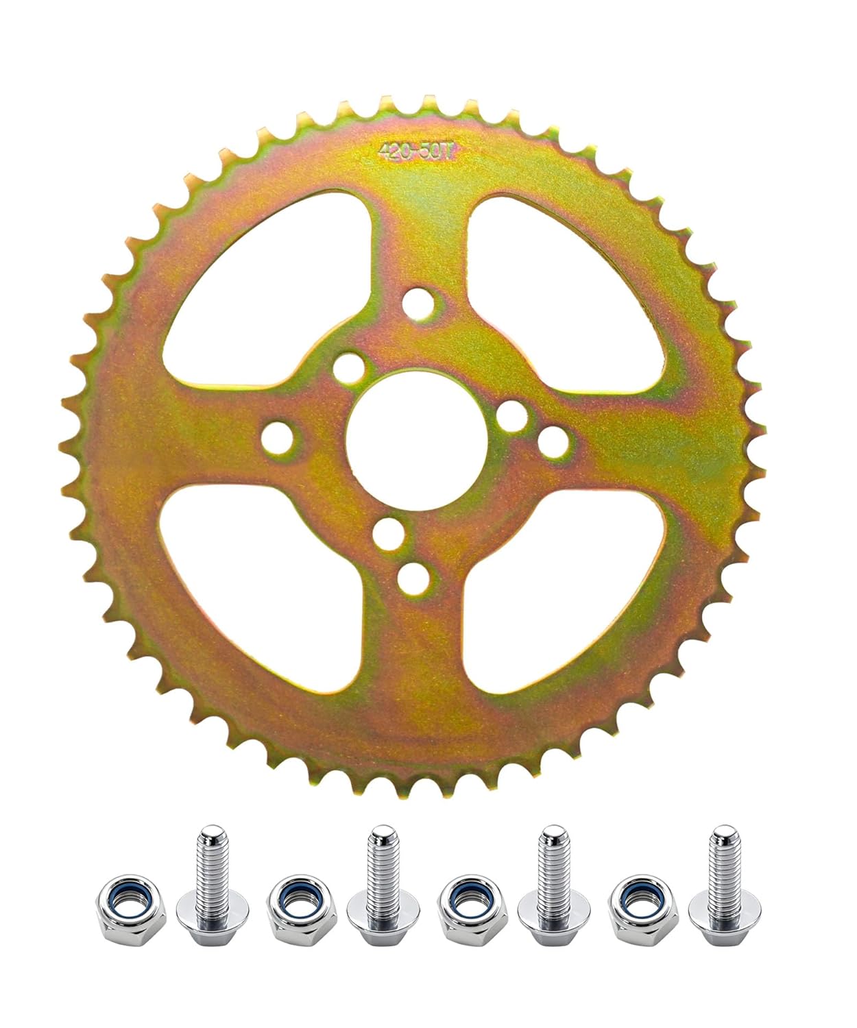 Upgrade 40T High Speed Rear Chain 3 Hole Sprocket # 40 41 420 Fits for Coleman B200R B200 B200RSV RT200 RB200 CT200U CT200UEX BT200X Mini Bike Parts (40T 3 Hole Sprocket)