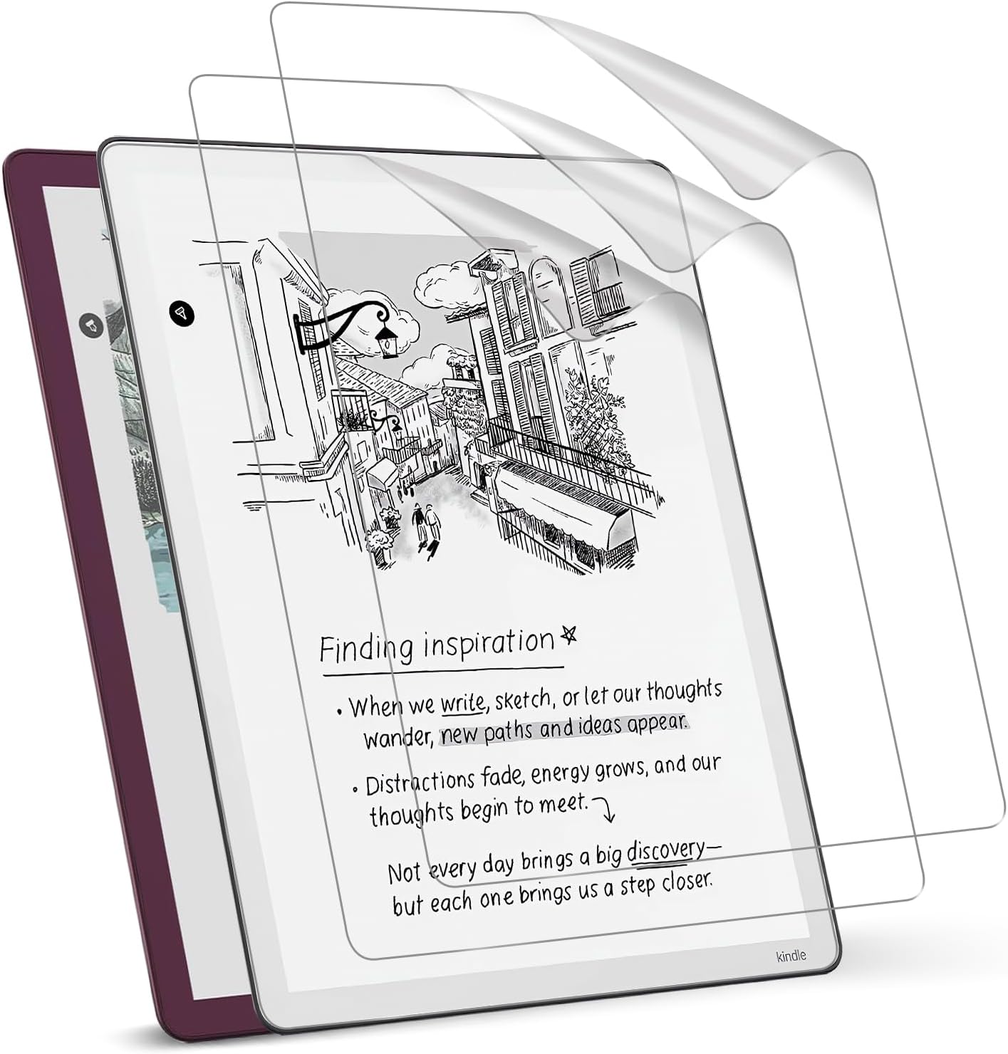 CoBak 3 Pack Anti-Glare Matte Screen Protector for 11" Kindle Scribe 3rd Generation 2025, Kindle Scribe Colorsoft, Lenovo K12, TCL NXTPAPER 11 - High Clarity, Fingerprint Resistant, Anti-Bubble PET Film Matte-3 Pack