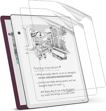 CoBak 3 Pack Anti-Glare Matte Screen Protector for 11" Kindle Scribe 3rd Generation 2025, Kindle Scribe Colorsoft - High Clarity, Fingerprint Resistant, Anti-Bubble PET Film
