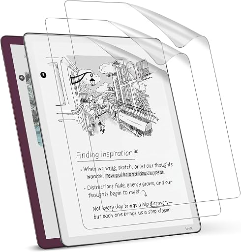 CoBak 3 Pack Anti-Glare Matte Screen Protector for 11" Kindle Scribe 3rd Generation 2025, Kindle Scribe Colorsoft - High Clarity, Fingerprint Resistant, Anti-Bubble PET Film