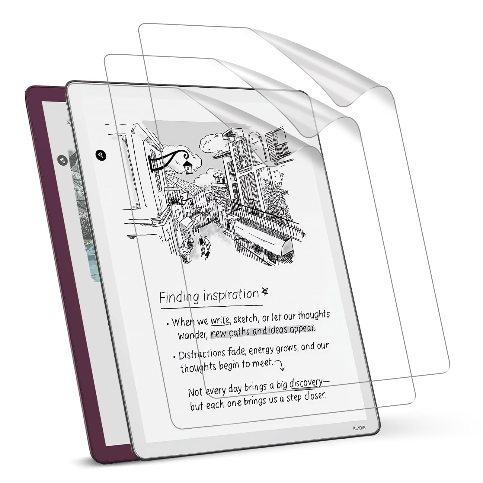 CoBak 3 Pack Anti-Glare Matte Screen Protector for 11" Kindle Scribe 3rd Generation 2025, Kindle Scribe Colorsoft - High Clarity, Fingerprint Resistant, Anti-Bubble PET Film