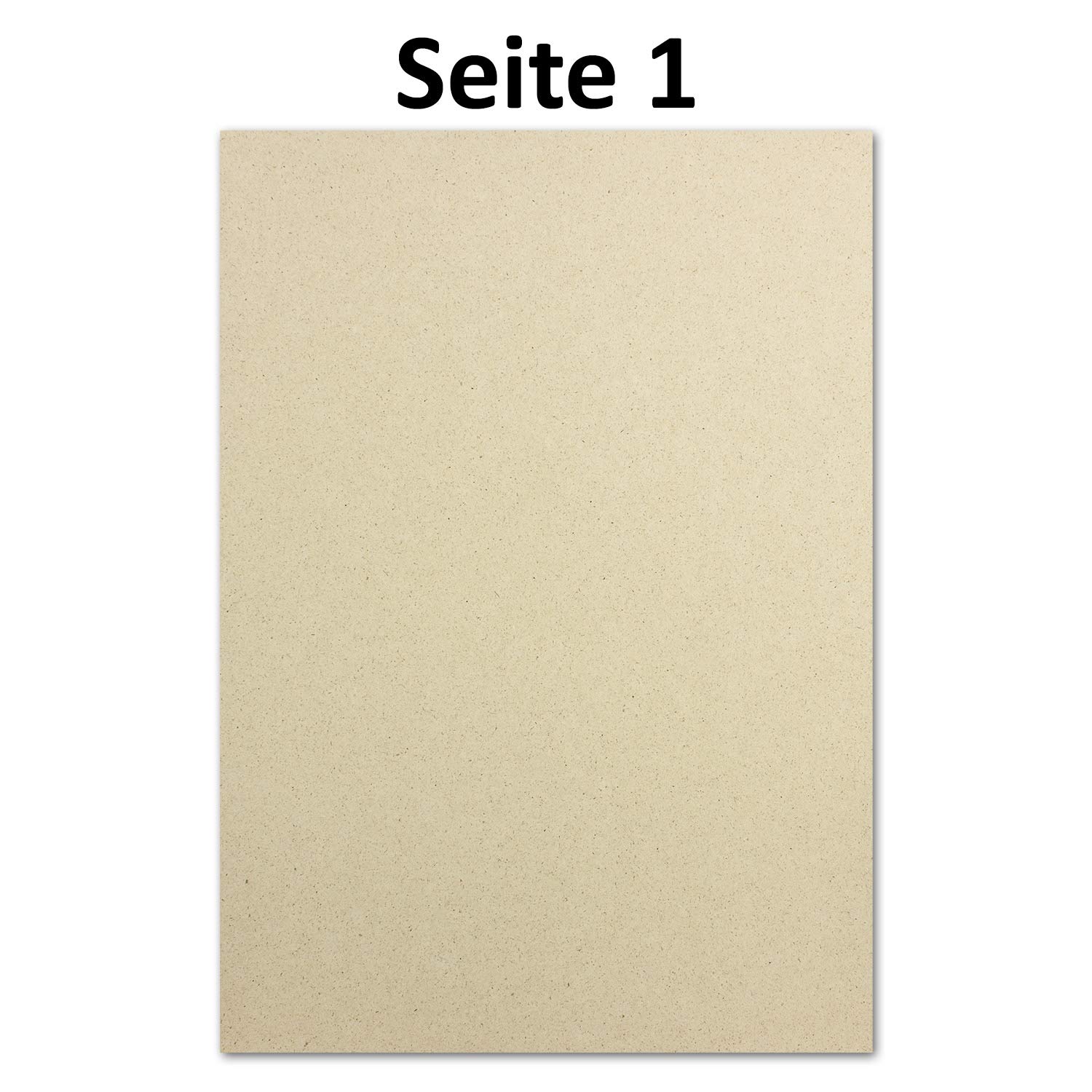 Glüxx Agent 50x ECO stationery made of grass paper DIN A4, recycled paper 160 g/m² - Image 2