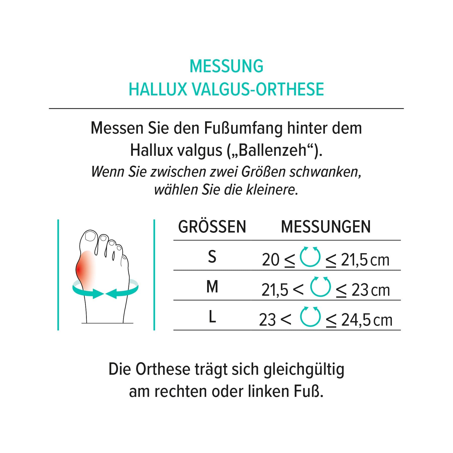 Epitact | Hallux Valgus Flexible Korrekturbandage Für Den Tag Begrenzt Die Entwicklung Des Hallux Valgus & Lindert Schmerzen Während Aktiven Tätigkeiten Am Tag Für Beide Füße (M)