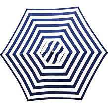 Sunnyglade 7.5ft Patio Umbrella Replacement Canopy Market Umbrella Top Outdoor Umbrella Canopy with 6 Ribs