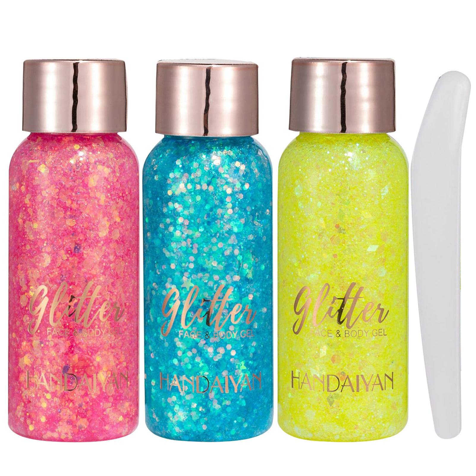 Amazon | グリッター アクリルカラージェル ボディジェル グリッター 9