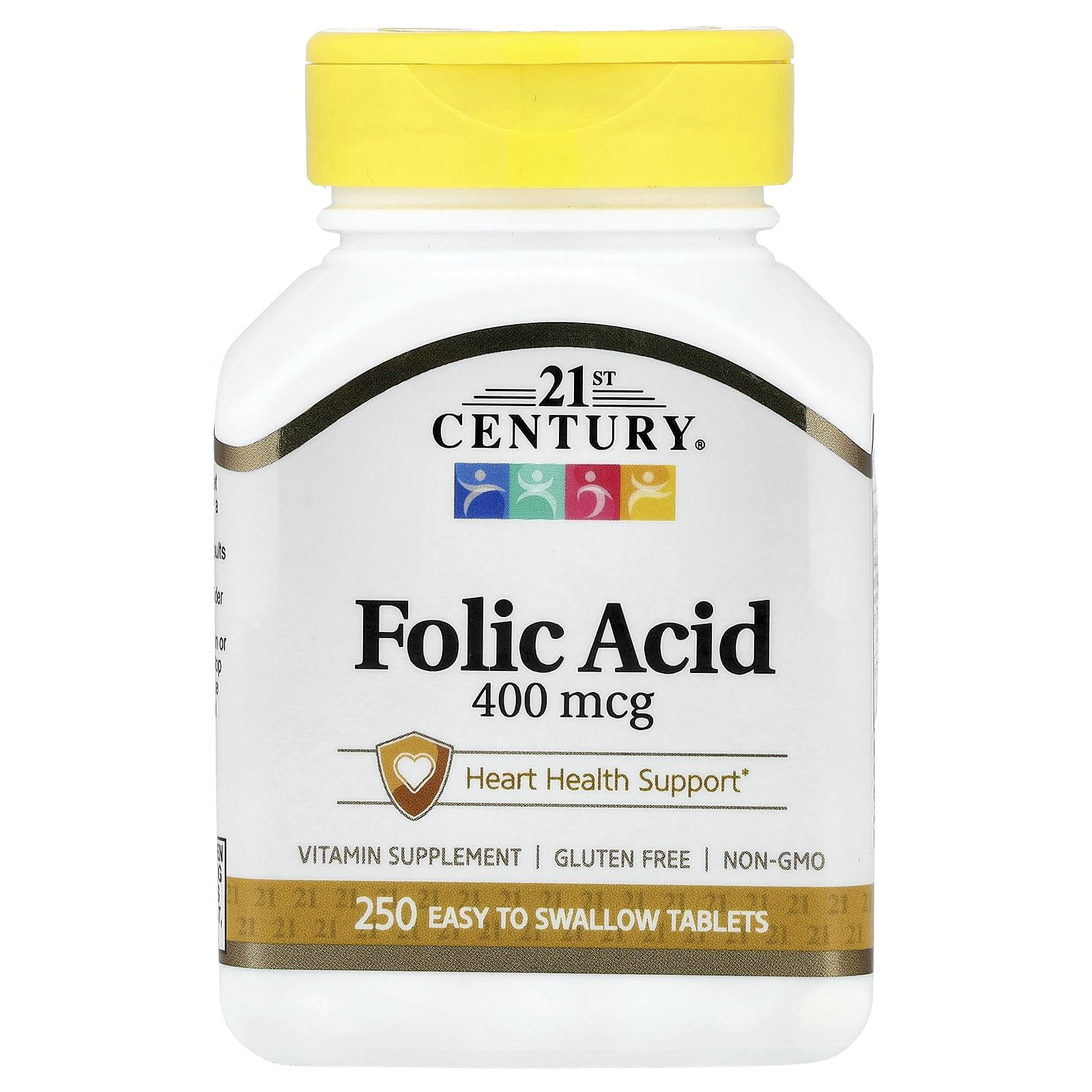 21st Century Folic Acid 400 Mcg - 250 Tablets