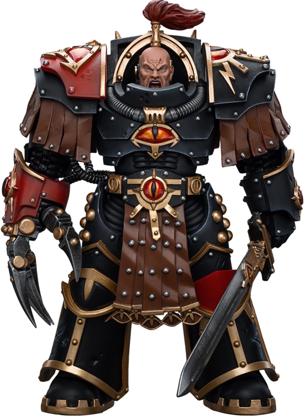 JT9770 Warhammer 40K The Horus Heresy, Sons of Horus Ezekyle Abaddon First Captain of the XVlth Legion 1/18 Action Figures Soldier model