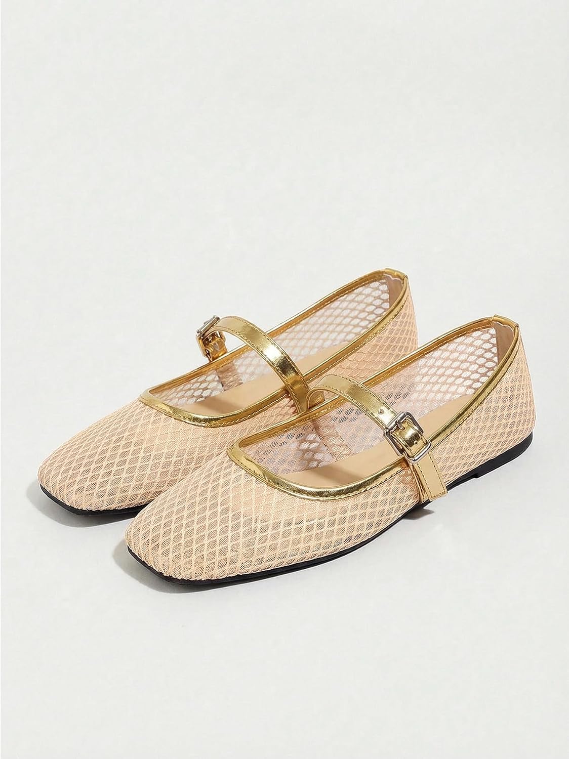 Milumia Summer Leopard Mesh Ballet Flats for Women Comfortable Dressy Work image 3