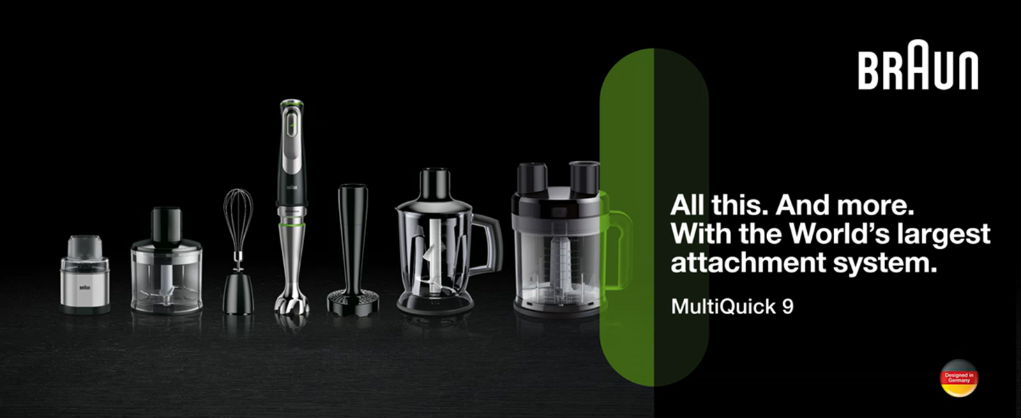 Buy Braun Multiquick 9, Powerful 1200W Hand Blender, Splash-Proof