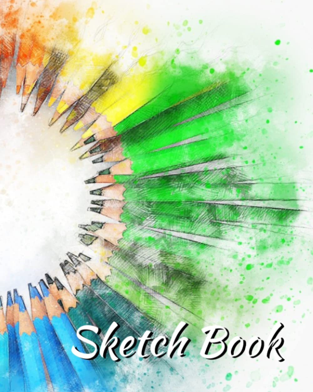 Colored Pencils Sketch Pad 100 pages
