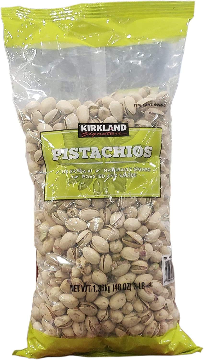 KIRKLAND SIGNATURE Shelled Pistachios Roasted & Salted, 1.36 g Buy