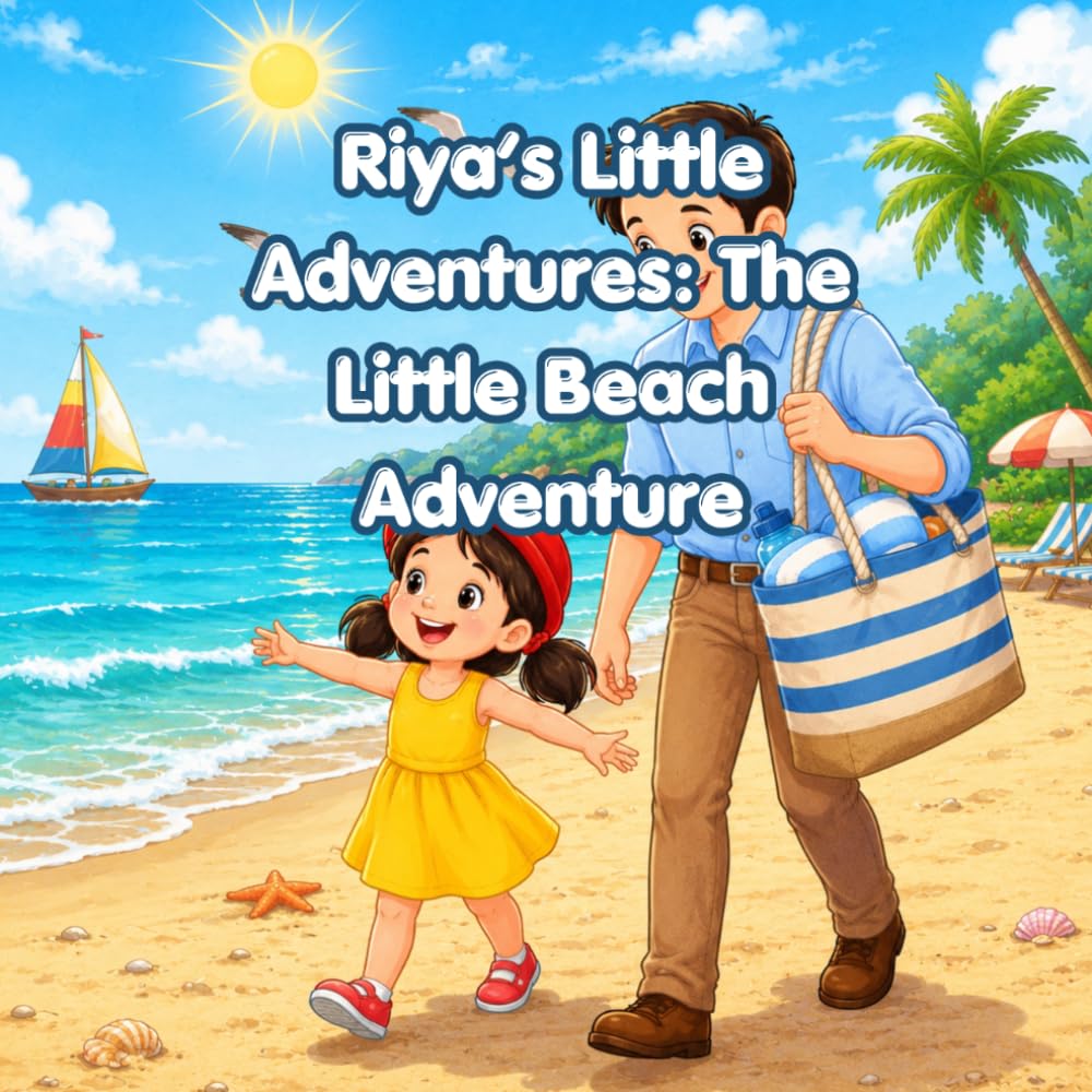 Riya's Little Adventures: The Little Beach Adventure: A Heartwarming Father - Daughter Story About Fun, Friendship and Sunny Beach Memories.
