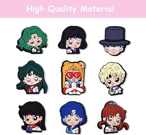 Miniatura 4 de 30 dijes de cocodrilo de anime para niñas, mujeres y niños, paquete de bonitos dijes de cocodrilo de PVC rosa, pines de anime, adornos de cocodrilo,